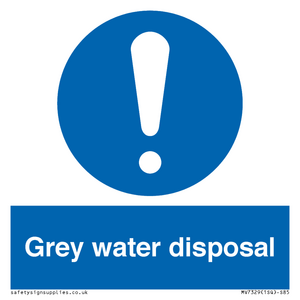 Grey water disposal